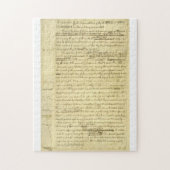 Verklaring van Onafhankelijkheid Puzzle Legpuzzel (Verticaal)