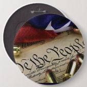 Verklaring van Onafhankelijkheid Ronde Button 6,0 Cm (Voorkant /achterkant)