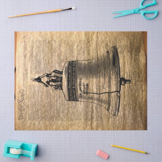 Verklaring van onafhankelijkheid weefsel/ontkoppel tissuepapier (Craft)