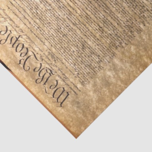 Verklaring van onafhankelijkheid weefsel/ontkoppel tissuepapier (Detail)