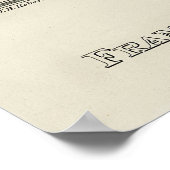 Verklaring van onafhankelijkheidsportretten Ondert Poster (Hoek)