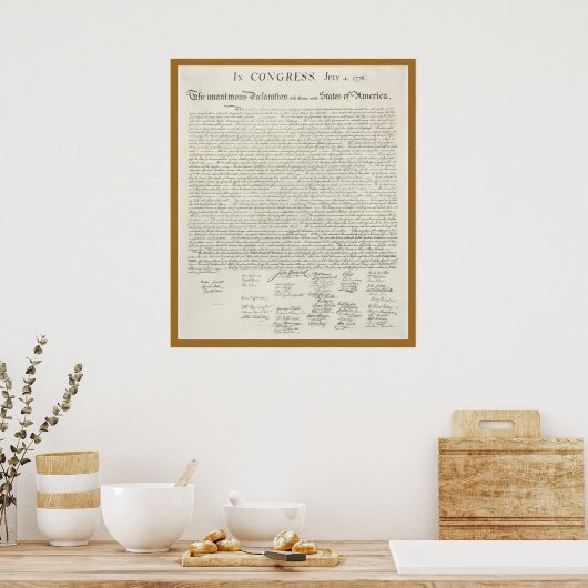 Verklaring van poster voor onafhankelijkheidsgravi (Keuken)