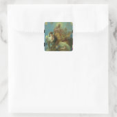 Verklaring van St. Isidor Vierkante Sticker (Tas)