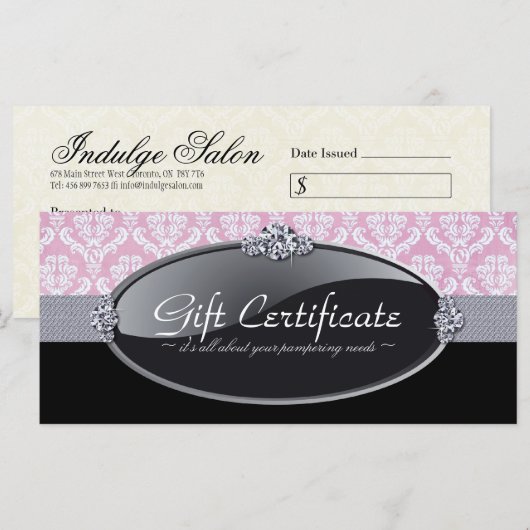 VERKLARING VOOR VERPLICHTE PARLOR GIFT (Voorkant / Achterkant)