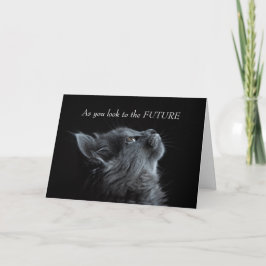 Verklaringen over Afstuderen Cute Cat Kaart