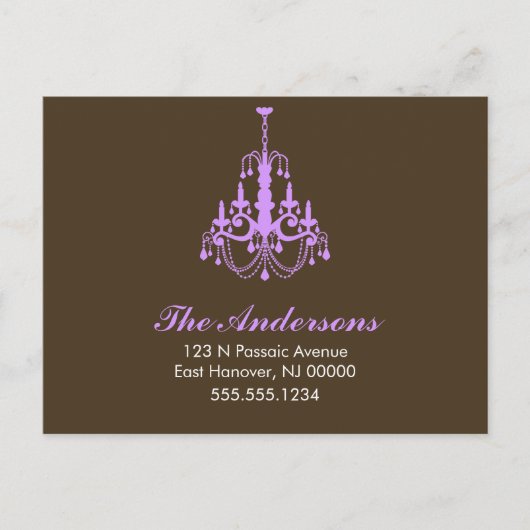 Verklaringen voor het verplaatsen van luchters aankondigingskaart (Voorkant)