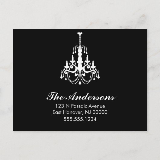 Verklaringen voor het verplaatsen van luchters aankondigingskaart (Voorkant)