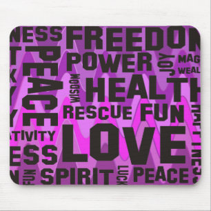 verklaringen zwart - sinus roze muismat