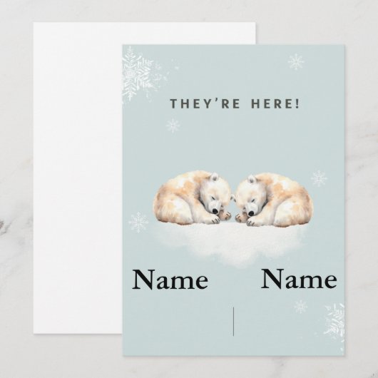 Verklaringskaart Aankondiging (Voorkant / Achterkant)