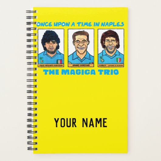 Verklede Napoli Soccer Stars Magica Trio Planner (Voorkant)