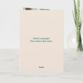 VERKLEDE PUP VERJAARDAG KAART (Achterkant)