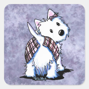 Verkleed naar Kilt Westie Stickers