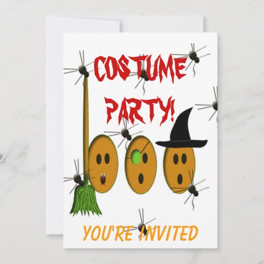 Verkleedfeest Kaart (Voorkant)