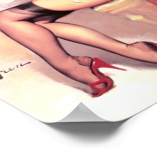 Verkleedkamer omhoog poster (Hoek)