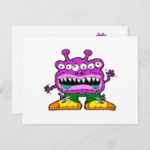 Verkleing Alien Briefkaart (Voorkant / Achterkant)