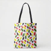 Verkleurd Autumn Leaf-patroon Tote Bag (Voorkant)