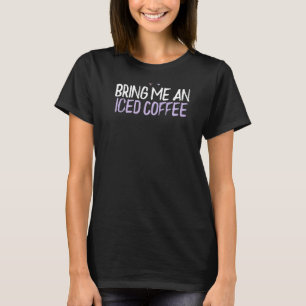 Verkleurd hart Breng me een iCoffee Gezegde Joke T-shirt