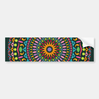 Verkleurd Mandala 29_06 DZY Bumpersticker