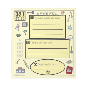 Verkleurd om lijst voor bakken en kookplaten te do notitieblok