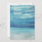 Verkleurd onder het Zee van Birthday Kaart (Achterkant)