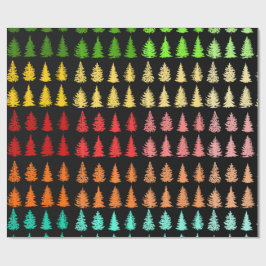 Verkleurd papier voor het ompakken van bomen