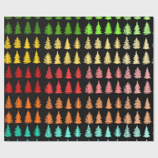 Verkleurd papier voor het ompakken van bomen (Vlak)