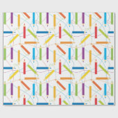 Verkleurd potlood Verpakkingspapier Cadeaupapier (Vlak)