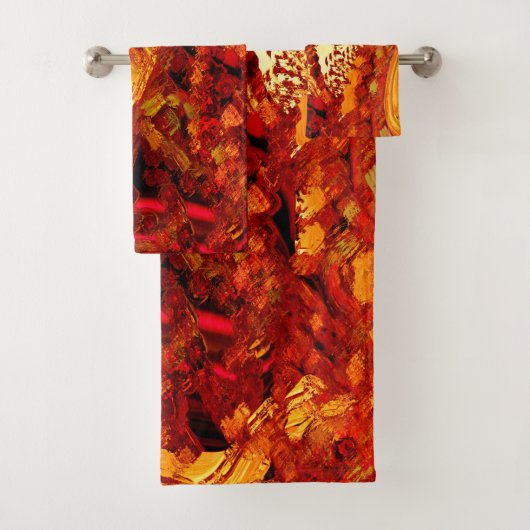 Verkleurd tot koraalcarnavalmasker bad handdoek (Insitu)