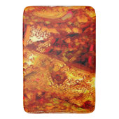 Verkleurd tot koraalcarnavalmasker badmat (Voorkant Verticaal)