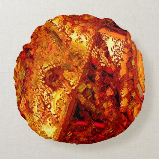 Verkleurd tot koraalcarnavalmasker rond kussen (Voorkant)