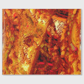 Verkleurd tot roodroodachtig oranje carnavalmasker cadeaupapier (Vlak)