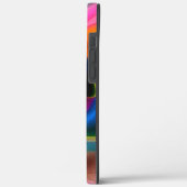 Verkleurde abstracte verdraaide lijnen in lichtscu Case-Mate iPhone case (Achterkant / Links)