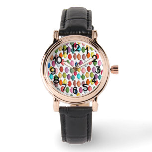 Verkleurde bladeren horloge