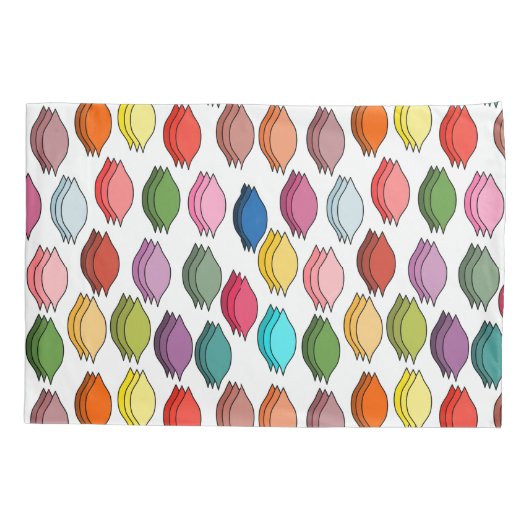 Verkleurde bladeren kussensloop (Achterkant)