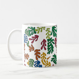 Verkleurde bladeren, MAtisse-stijl Koffiemok