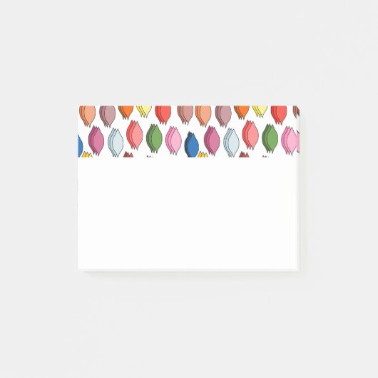 Verkleurde bladeren post-it® notes (Voorkant)