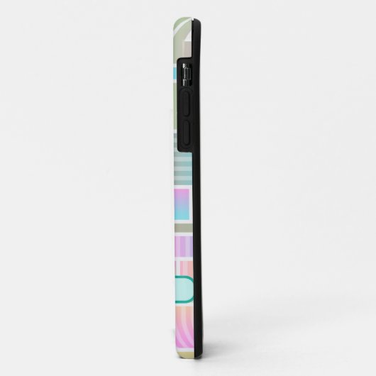 Verkleurde blokken abstracte iPhone-draagtas Case-Mate iPhone Case (Achterkant/links)