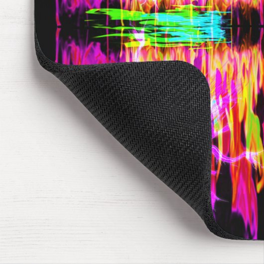 Verkleurde brand en Sparks Mousepad Muismat (Hoek)