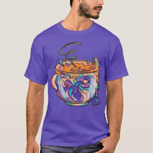 Verkleurde cupthee t-shirt