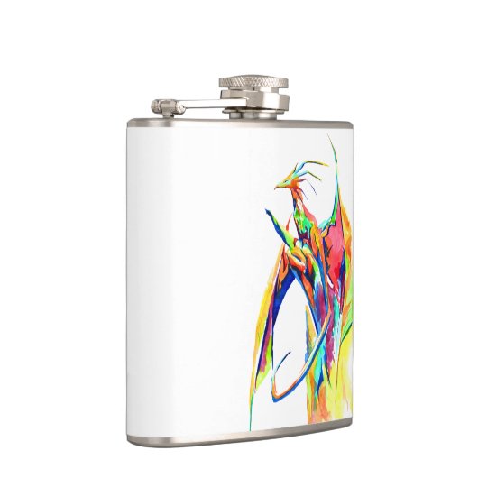 Verkleurde draak heupfles (Rechts)