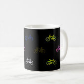 Verkleurde fietsen koffiemok (Voorkant rechts)