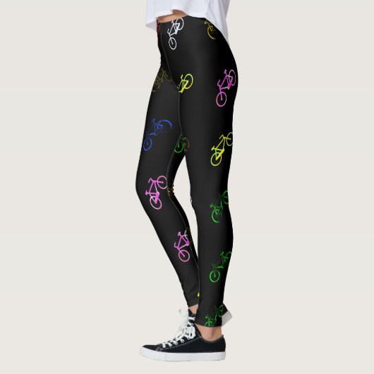 Verkleurde fietsen leggings (Links)