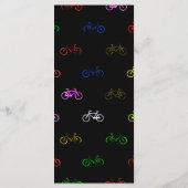 Verkleurde fietsen menu (Achterkant)