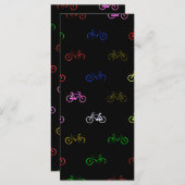 Verkleurde fietsen menu (Voorkant / Achterkant)