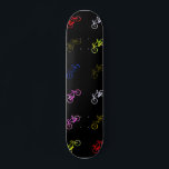 Verkleurde fietsen persoonlijk skateboard<br><div class="desc">gekleurde fietsen</div>