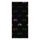 Verkleurde fietsen reclamekaart (Achterkant)