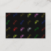Verkleurde fietsen visitekaartje (Voorkant)
