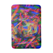 Verkleurde gekleurde vierkanten met 'verkeerde pen badmat (Voorkant Verticaal)