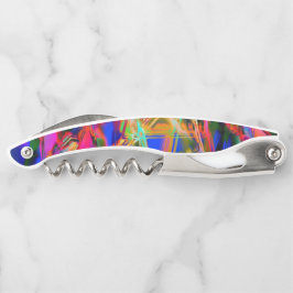 Verkleurde gekleurde vierkanten met 'verkeerde pen kurkentrekker