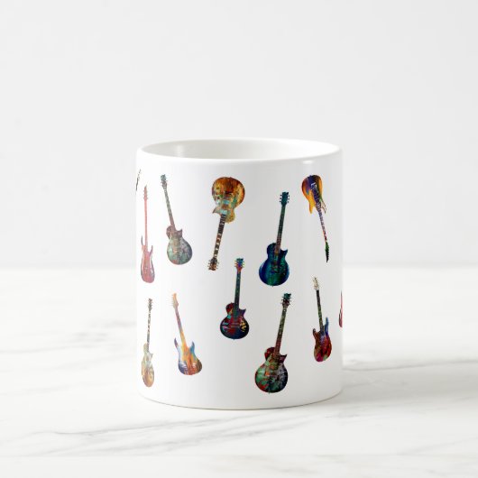 Verkleurde gitaren koffiemok (Center)